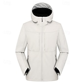 preiswerte Softshell-, Fleece- &amp; Wanderjacken-Herren Fleecejacke für Wanderer Winter Draussen Patchwork warm Fleece-Futter Wasserdicht Windundurchlässig Vliesjacken Voller Reißverschluss Klettern Camping / Wandern / Höhlenforschung Reisen