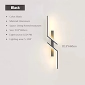 halpa LED-seinävalaisimet-lightinthebox led sisäseinävalaisin vuoraus 60-120cm/23.4-46.8in kaari sisätiloissa moderni yksinkertainen led-seinävalaisin silikoniseinävalaisin sopii makuuhuoneeseen olohuoneeseen kylpyhuone