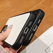 お買い得  iPhone用ケース-電話 ケース 用途 iPhone 16 Pro Max プラス iPhone 16 Proマックス iPhone 15 プロマックスプラス iPhone 15 Pro Max iPhone 14 Pro Max iPhone 14 Pro Max Plus iPhone 13 Pro Max バックカバー 耐衝撃 レトロ風 TPU PUレザー