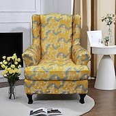 economico COPERTURA PRODURA E COPERCHIO SENZA ARGINE-fodera per poltrona con schienale alto floreale, elegante ed elastica, protezione per mobili resistente, perfetta per aggiungere un tocco di eleganza all&#039;arredamento della tua casa