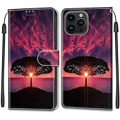Недорогие Чехлы для iPhone-телефон Кейс для Назначение iPhone 15 Pro Max iPhone 14 13 12 11 Pro Max Plus iPhone 14 Pro Max Plus iPhone 13 12 11 Pro Max Кейс на заднюю панель со стендом с ремешком на запястье Разъем для карты