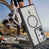 זול מארז סמסונג-טלפון מגן עבור S24 Plus S24 S24 FE S23 S23 Ultra S23 Plus S21 FE S20 FE S25 Ultra מארז כרטיס ארנק עם מעמד מגנטי תמיכה בטעינה אלחוטית רטרו TPU אקרילי PC
