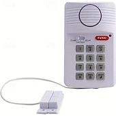 cheap Burglar Alarm Systems-Wireless Security Alarm System for Home Garage &amp; Shed - Includes Door &amp; Window Keypad Battery Powered (3 AA Batteries Not Included)