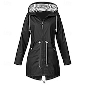 cheap Outdoor Jackets-Women&#039;s Hiking Jacket Winter Outdoor Waterproof Windproof Multi-Pockets Front Zipper Lightweight Jacket Full Zip Camping / Hiking / Caving Winter Sports Black Yellow Pink Red Dark Navy