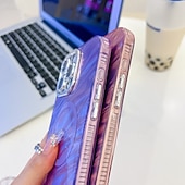 Χαμηλού Κόστους iPhone Θήκες-τηλέφωνο tok Για iPhone 16 Pro Max Plus iPhone 16 Pro Max iPhone 15 iPhone 15 Pro Max iPhone 14 Pro Max Πίσω Κάλυμμα Μαγνητική Υποστήριξη ασύρματης φόρτισης με λουράκι καρπού Ρετρό Επιμετάλλωση