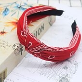 economico Accessori per acconciature-confezione da 6 fasce per capelli vintage da donna, fasce per capelli con nodo elastico da donna, fasce larghe con denti, turbante in tessuto intrecciato, set di fasce lavorate a maglia per donne e