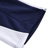 preiswerte Gerade Bein-Herren Jogginghose Fleecehose Hose Gerade geschnittene Sweatpants Ausgestellte Jogginghose Kordelzug Tasche Elastischer Bund Farbblock Komfort Weich Outdoor Täglich Ausgehen Mode Lässig Schwarz