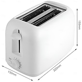 preiswerte Küchengeräte-2-Scheiben-Toaster Frühstückstoaster für zu Hause kleiner automatischer Multifunktionstoaster