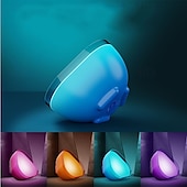 economico Luci intelligenti-Lampada da tavolo portatile LED Smart Light con atmosfere Bluetooth lampada da scrivania intelligente WiFi controllata vocalmente lampada a ritmo musicale Tuya USB
