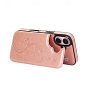 お買い得  iPhone用ケース-電話 ケース 用途 iPhone 16 Pro Max プラス iPhone 15 プロマックスプラス iPhone 14 13 12 11 Pro Max Plus Mini SE バックカバー スタンド付き カード挿入口 耐衝撃 レトロ風 TPU PUレザー