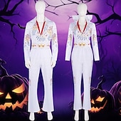 economico Costumi di coppia e di gruppo-Ovali Coppie Tuta Costumi per coppie di gruppo di Halloween Per adulto Per uomo Per donna Cosplay Prestazioni Mascherata Costume di Carnevale facile