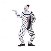 levne Klasický horor-Art the Klaun předvečer Všech svatých Cosplay kostým Maškarní Hrozivější cosplay Dospělé Pánské Dámské předvečer Všech svatých Karneval Plesová maškaráda Výkon Párty předvečer Všech svatých