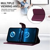 Недорогие Чехлы для Samsung-телефон Кейс для Назначение S24 Ultra S24 Plus S24 S24 Ultra Plus S24 ФЭ S23 S22 S21 S20 Ultra Plus FE S25 Ультра Кейс на заднюю панель со стендом Магнитный с ремешком на запястье Ретро Кожа PU