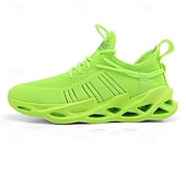 economico Sneakers da uomo-scarpe da corsa traspiranti da uomo verde neon – scarpe sportive leggere con suola ammortizzata per sport e attività all&#039;aperto