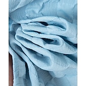 economico camicia da uomo con bottoni-Per uomo Camicia Camicia estiva Camicia con bottoni Maglietta informale Camicia da spiaggia Nero Bianco Verde chiaro Azzurro cielo Verde scuro Manica lunga Liscio Bavero Hawaiano Per eventi Jacquard