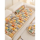 abordables Housse de canapé-Housse de canapé Géométrique Imprimé Polyester / Polyester / Coton Literie