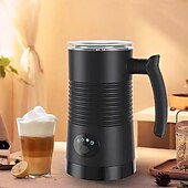cheap Kitchen Appliances-Electric Coffee Milk Frother Milk Steamer Soft Foam Maker with Two Whisks for Frothing and Heating Milk 4 IN 1 Multifunction