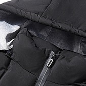 preiswerte Men&#039;s Vest-Herren Daunenweste Puffer Weste Weste Urlaub Täglich Verabredung Modisch Brautkleider schlicht Herbst Winter Tasche Polyester warm halten Komfortabel Glatt Reisverschluss Mit Kapuze Regular Fit
