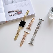Χαμηλού Κόστους Ζώνες Apple Watch-Solo Loop Συμβατό με Ζάντα ρολογιού Apple Watch 38mm 40mm 41mm 42mm 44mm 45mm 49mm Γυναικεία Μεταλλικό κούμπωμα Ρυθμιζόμενο κράμα Ανταλλακτικό λουράκι ρολογιού για iwatch Ultra 2 Series 9 8 7 SE 6 5