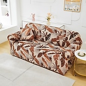 baratos Cobertura de Sofa-capa de sofá estampada capa elástica para sofás em formato de L protetor de móveis elegante e durável ideal para renovar a decoração da sua sala de estar com um design exclusivo