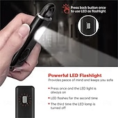 cheap Security Sensors &amp; Alarms-Pull Pin Self-Defense Emergency Security Personal Alarm 130dB Sound Rechargeable Anti-lost Work With Apple Find My
