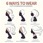 economico Accessori per acconciature-Secco Solo per capelli asciutti Altri Altri Disegni alla moda Cerchietti Tessuto
