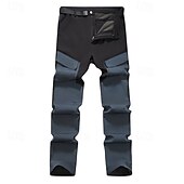 preiswerte Unterteile-Herren Cargohosen Wanderhose Wanderhosen Taktische Hosen Militär Patchwork Winter Außen Regular Fit warm Fleece-Futter Wasserdicht Hosen / Regenhose Armeegrün Khaki Jagd Klettern Camping / Wandern