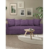 baratos Cobertura de Sofa-Capa de Sofá Sólida Com Estofamento