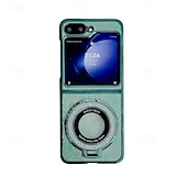 Недорогие Чехлы для Samsung-телефон Кейс для Назначение Z-сгиб 6 Z Flip 5 Z Flip 4 Z Flip 3 Кейс на заднюю панель со стендом Блеск Блеск Блестящий Защита от удара Ретро ТПУ Покрытие