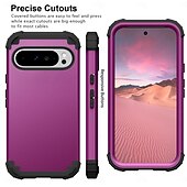 abordables Coques autres téléphones-téléphone Coque Pour Pixel 9 Pro Pixel 9 Pro XL Pixel 8 Pro Pixel 8 Pixel 7 Pixel 7 Pro Pixel 6 Pixel 6 Pro Coque Arriere Magnétique Prise en charge de la charge sans fil Antichoc Rétro PC Silicone