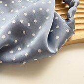 billige Tilbehør til hårstyling-6 stk boho skjerf pannebånd for kvinner floral hår bandanas for kvinner hår elastisk chiffon hode tørkle pannebånd sklisikker hår skjerf bandana