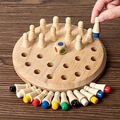 お買い得  知育玩具-チェスパズルおもちゃ - 親子のインタラクティブなトレーニングと認知発達のためのエクササイズで、脳の記憶、集中力、論理的思考力を高めます。