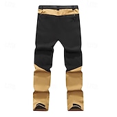 preiswerte Unterteile-Herren Cargohosen Wanderhose Wanderhosen Taktische Hosen Militär Patchwork Winter Außen Regular Fit warm Fleece-Futter Wasserdicht Hosen / Regenhose Armeegrün Khaki Jagd Klettern Camping / Wandern