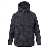 abordables Softshell, polares y chaquetas de montaña-Hombre Chaqueta Softshell Chaqueta para senderismo Al aire libre Resistente al Viento Secado rápido Chaqueta ligera Chaqueta cortavientos Viaje Gris oscuro Negro Rojo Azul Marino Azul