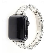זול להקות Apple Watch-סולו לופ מותאם ל רצועת השעון של Apple Watch 38 מ&quot;מ 40 מ&quot;מ 41 מ&quot;מ 42 מ&quot;מ 44 מ&quot;מ 45 מ&quot;מ 49 מ&quot;מ סוגר מתכת מתכוונן סגסוגת רצועת שעון חלופית ל iwatch Ultra 2 Series 9 8 7 SE 6 5 4 3 2 1