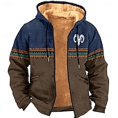 baratos moletons 3d masculinos-Homens Moletom Moletons Moletom com capuz impressao 3D Marron Outono/Inverno Designer