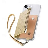 cheap Universal Phone Bags-Cell Phone Card Holder Pocket With Magsafe For iPhone 16 15 14 13 12 Pro Max Ring Holder Magnetic Drop Protection