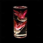 baratos Candeeiros de mesa-acrílico flor eterna candeeiro de mesa tri cor temperatura cor luz gradiente led criativo noite luz quarto lâmpada cabeceira atmosfera decoração ornamento aniversário presente usb 1pc