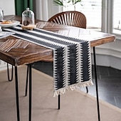 cheap Tablecloth-Tablerunner Decorative and Durable Table Cover Ideal for Dining and Kitchen Tables Perfect for Everyday Use or Special Occasions