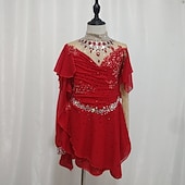 cheap Figure Skating Dresses-Figure Skating Costumes Artistic Gymnastics Costumes Ice Skating Performance Costumes Rhythmic Gymnastics Performance Costumes Sportswearred