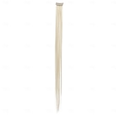 economico Clip nelle estensioni-Liscio Forcine Capelli sintetici Lungo Estensione capelli Con clip 12 pz Resistente al calore Per donna