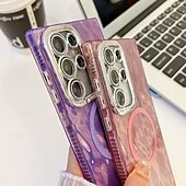 זול נרתיקים לאייפון-טלפון מגן עבור אייפון 16 אייפון 16 פלוס אייפון 16 פרו אייפון 16 פרו מקס iPhone 15 Pro Max iPhone 14 Pro Max אייפון 13 פרו מקס כיסוי אחורי מגנטי תמיכה בטעינה אלחוטית עמיד בזעזועים רטרו צפוי