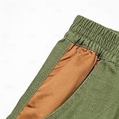 ieftine Clasic-Bărbați Pantaloni Scurți Cargo Pantaloni Scurți Nasturi Multi Buzunare Simplu Purtabil Scurt În aer liber Zilnic Camping și drumeții Modă Clasic Verde Militar Trifoi