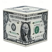 baratos Brinquedos Criativos &amp; Pegadinhas-1pc cubo mágico infinito - desafie seu cérebro com cubo de velocidade, padrão de moeda de um dólar, diversão de quebra-cabeça sem fim para adolescentes e adultos, melhora as habilidades de resolução