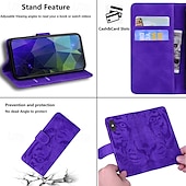 cheap iPhone Cases-Phone Case For iPhone 16 Pro Max Plus iPhone 15 Pro Max Plus iPhone 14 13 12 11 Pro Max Plus Mini SE Back Cover with Stand Holder Magnetic Card Slot Retro TPU PU Leather