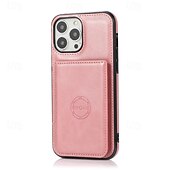economico Cover per iPhone-telefono Custodia Per iPhone 16 Pro Max Plus iPhone 15 Pro Max Plus iPhone 14 13 12 11 Pro Max Plus Mini SE Per retro Con supporto A calamita Slot per schede Retrò TPU pelle sintetica