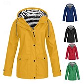 levne Fleece a 3 v 1 bundy-Dámské Dağcı Ceketi Zima Venkovní Voděodolný Větruvzdorné Multi-Pocket Přední zip Bundy 3 v 1 Lehká bunda Celý Zip Kempování a turistika cestování Tmavěhnědá Černá Bílá Žlutá Růžová