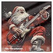 billiga Jultomtens outfit-jul herr jultomten tryckta träningsbyxor jultomten mode fritids joggingbyxor byxficka mid midja dragsko resår midja fest kväll dagligt klädsel vår höst vinter 3d print normal passform