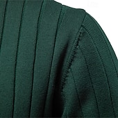 economico Felpe e Sweatshirt Elite da Uomo-Per uomo Cardigan Maglione Maglione corto Maglione lavorato a maglia A coste Maglia Standard Collage Bottone giù Color Block A V Di tendenza Classico Da tutti i giorni Appuntamento Abbigliamento