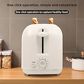 preiswerte Küchengeräte-2-Scheiben-Toaster Frühstückstoaster für zu Hause kleiner automatischer Multifunktionstoaster